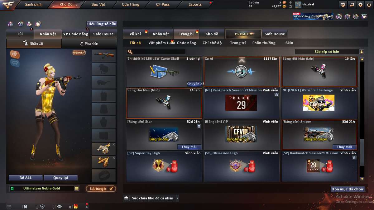 shop acc cf uy tin gia re